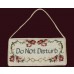 Handmade Needlepoint Door Hanger