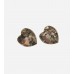Heart Cut Rhinestone Stud Pierced Earring