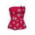 Red Strapless Top