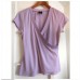 Purple Chiffon Top