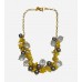 Crystal Flower Charms Necklace
