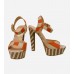 Buckle Platform Pump Shoe