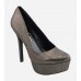 Silver Platform Stiletto Heels Shoes