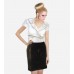 Black Park Avenue Pencil Skirt
