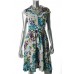 Petite Casual Printed  Dress