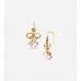 Heart & Bow Drop Earrings