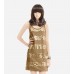 Sequin Stripe Tank Dress