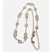 Gold Crystal Confetti Necklace