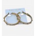 Hoop Pierced Ear Gold  Earring