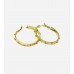 Hoop Pierced Ear Gold  Earring