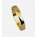 Solid Gold Idiom Bangle Bracelet