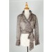 Gauze Harlow Silk Top Wrap Shirt Top