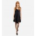 Little Frill Hem Black Dress
