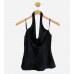 Black Silk Top
