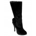 High Heel Mid Calf Boots