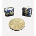 blue square silver tone cufflink-02.jpg