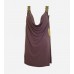 Mulberry Draped Cover Up Top