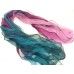 New Fashion Multicolor 100 Percent Silk Three Layers Scarf
