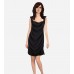 Black Ruched Dress