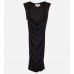 Black Ruched Dress