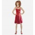 Nicole Miller Coral Silk Dress