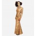 Lacey Beige Formal Gown
