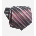 burgundy & charcoal gray silk men's tie-02.jpg
