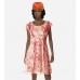 Pink Casual Silk Dress
