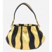 Mini Nappa Striped Hobo Bag