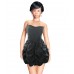 Puff Bubble Sweetheart Little Black Dress