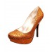 Glitter Bronze Pump Shoe