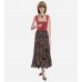 Floral Chiffon Teired Skirt