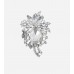 Clear Crystal Teardrop Flower Brooch-02.jpg