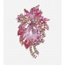 Pink Crystal Teardrop Flower Brooch-02.jpg
