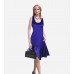 Ruffled Racerback Mini Dress