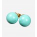 Sea Shell Pearl Gilt Earrings