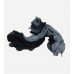 Crinkled Silk Skinny Long Scarf