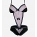 Tuxedo Ruched Bow Teddy