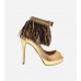 Short Tina 120 Copper Laminate Shoes