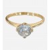 Splendid Lady Lily Gold Sapphire Ring