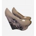 Snake Print Heels Shoes