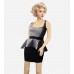 Stripe Peplum Ruffle Dress