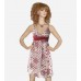 Red Circle Pattern Dress