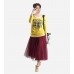 Summer Bust Long Red Bohemian Skirt