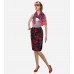 'Tamar' Stretch Silk Skirt