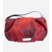 Red Floral Print Wristlet Bag