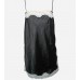 Black & White Lace Satin Nightie