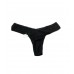 Black Lace Thong Panty
