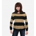 Black & Gold Striped Sweater