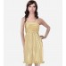 Washed Gold Lame Dress
